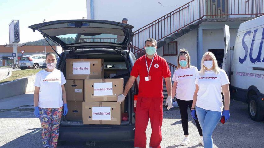 Zaposleni u kompaniji Meridianbet nastavili akciju donacija u Nikšiću