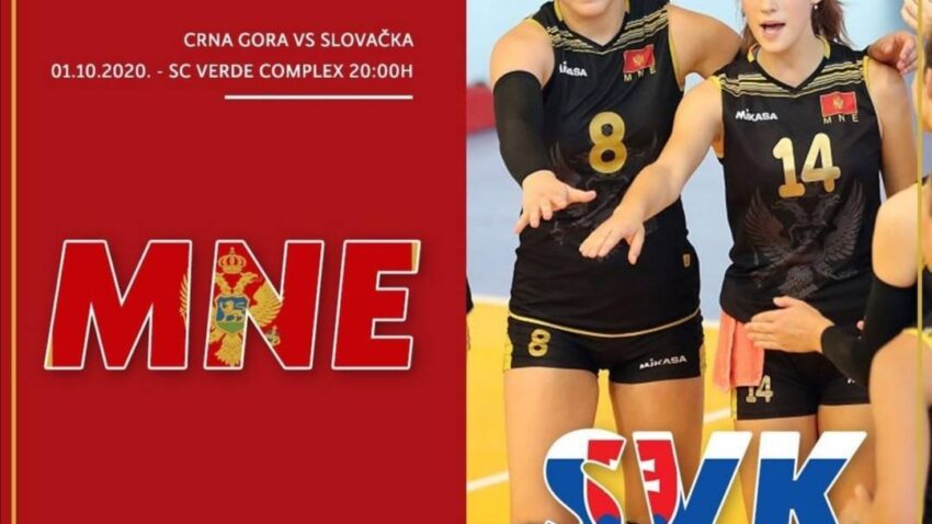 Evropsko prvenstvo za kadetkinje - Crna Gora u duelu sa Slovačkom prvog dana