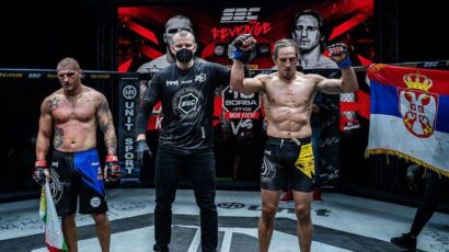 SBC 29 završen, bivši UFC borac Bojan Veličković novi SBC prvak velter kategorije.