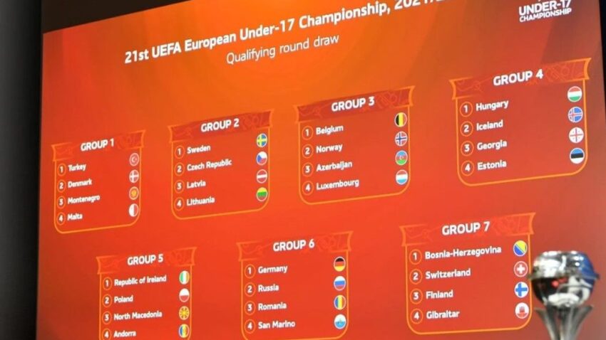 Kadetska reprezentacija u grupi 1