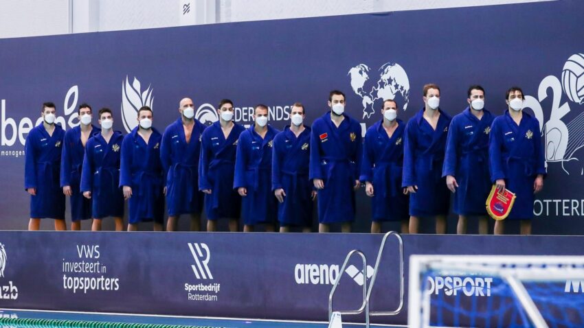 Vaterpolo reprezentacija Crne Gore sa Holandijom za polufinale