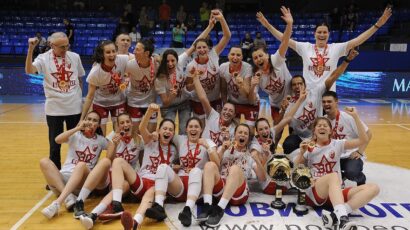 Košarkašice Crvene zvezde šampionke Srbije!
