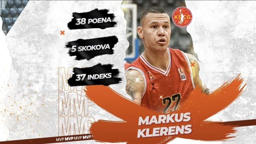 Markus Klarens MVP 7. kola crnogorskog šampionata