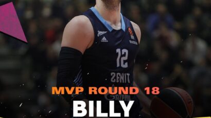 Bili Beron MVP 18. kola Evrolige