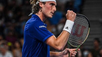 Cicipas poražen ali zadovoljan igrom