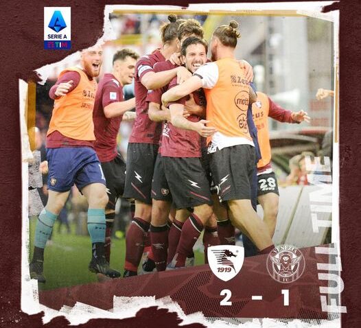 Salernitana slavila protiv Venecije i zakoračila ka opstanku u Seriji A