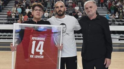 KK Lovćen iz upotrebe povukao dres sa brojem 14