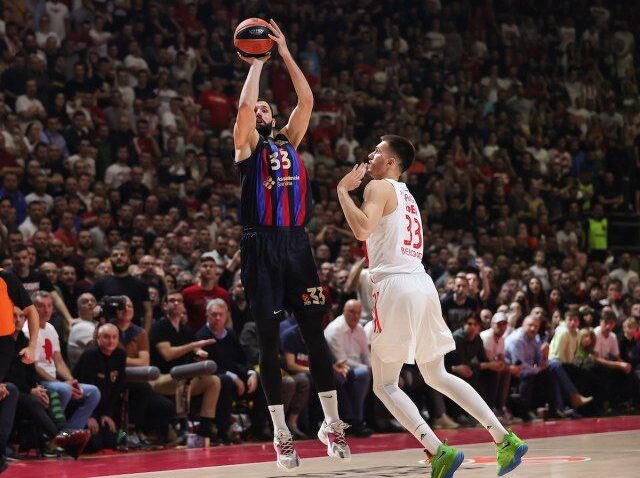 EVROLIGA: Mirotić gazio aut liniju, Zvezda oštećena (VIDEO)