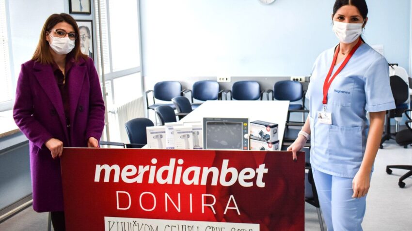Kompanija Meridianbet donirala medicinsku opremu Klinici za ortopediju i traumatologiju KCCG