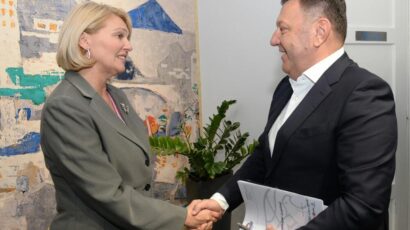 PLAVI DOBILI PODRŠKU GLAVNOG GRADA: KK Budućnost Voli sa optimizmom gleda u budućnost