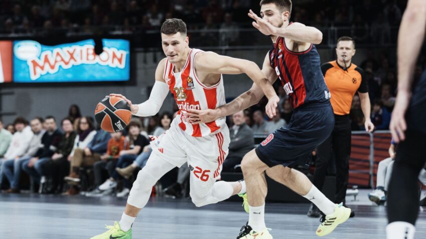 NOVI PORAZ "CRVENO-BIJELIH": Crvena zvezda Meridianbet umalo napravila veliki preokret u Baskoniji