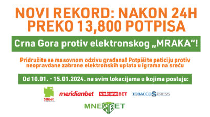 NOVI REKORD! Za jedan dan skoro 14 000 potpisa!!