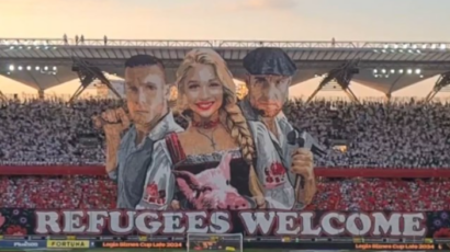 Navijači Legije ponovo u centru skandala – sezonu otvorili rasističkom koreografijom