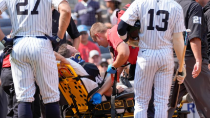 Bejzbol sudija dobio palicu u glavu – veliki incident na meču Jenkija i Rokisa (VIDEO)