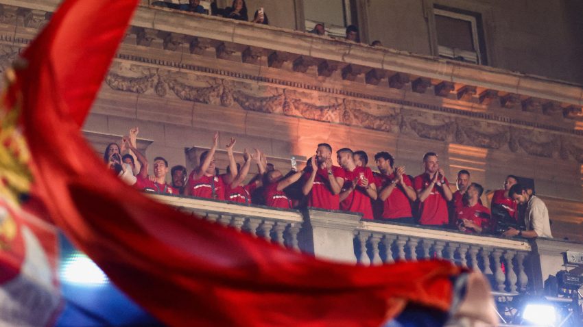 Beograd na spektakularan način dočekao olimpijce (FOTO+VIDEO)