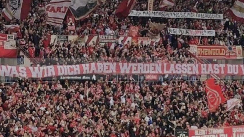 Navijači Majnca prozvali Klopa: Da li si zaboravan ili lud?