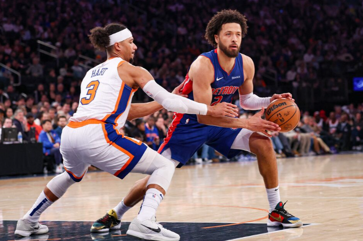 Njujork Niks Detroit Pistons, photo - Vincent Carchietta, USA Today Sports