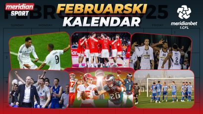 FEBRUARSKI KALENDAR: Nastavak Meridinabet 1.CFL, Budućnost igra mečeve sezone, Zvezda i Partizan napadaju plej of Evrolige, NFL spektakl u Nju Orleansu