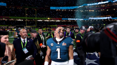 Džejlen Hurts MVP Superboula