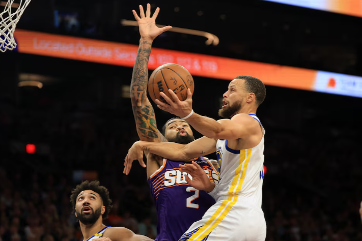 Finiks Sans Golden Stejt Voriors, photo - Mark J. Rebilas, USA Today sports