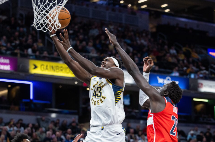 Indijana Pejsers Vašington Vizards, photo - Trevor Ruszkowski, USA Today sports