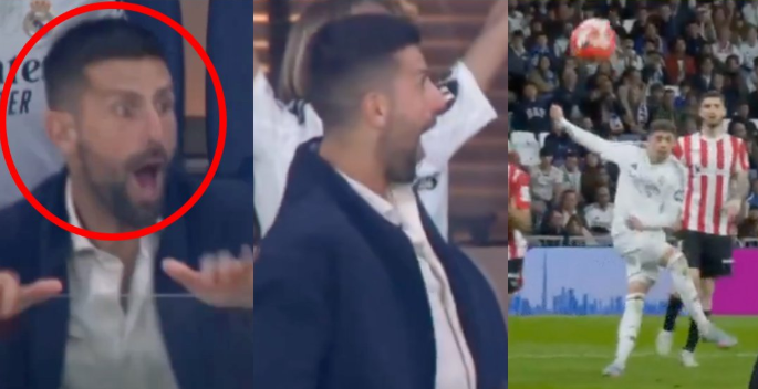 Real Madrid ugostio sportske velikane - Đoković ostao u čudu poslije gola Valverdea (VIDEO)