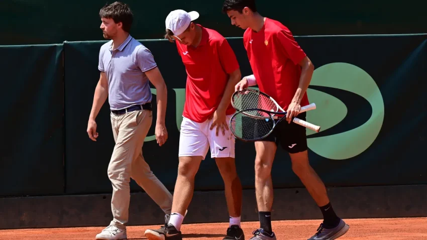 Crna Gora u Skoplju slavi pobjedu u Dejvis kupu