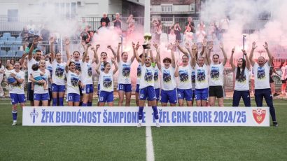 Fudbalerke Budućnosti slave titulu: 282 gola za prekid dominacije Breznice