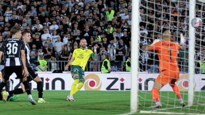 Od šanse Vukotića je sve krenulo naopako za Partizan – Hibernijan slavi Bojla u Beogradu