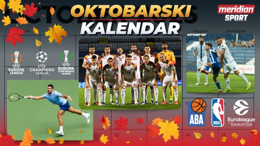 Oktobar u znaku košarke, Vučinić debituje na klupi reprezentacije