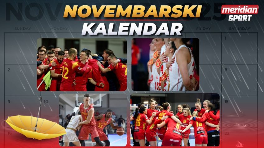 Novembar - "sokoli" zatvaraju, košarkaši i košarkašice započinju kvalifikacije, "lavice" na rukometnom Mundijalom