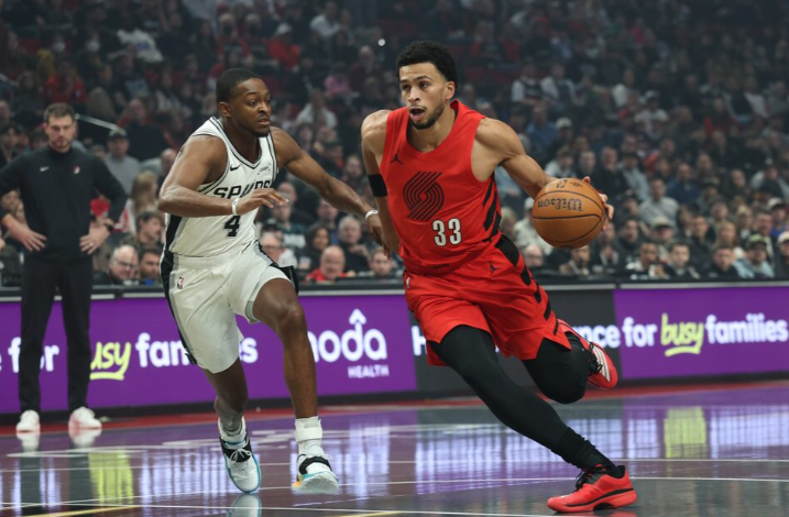 Portland Trejl Blejzers-San Antonio Spars, photo - Jaime Valdez, USA Today sports