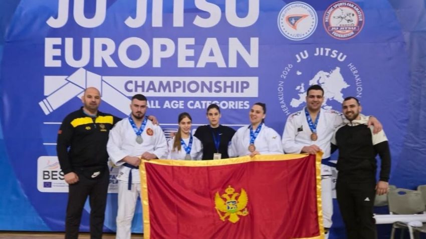 Četiri medalje za Crnu Goru na prvenstvu Evrope u džiu džici - Radosavović jača od povrede i starijih takmičarki