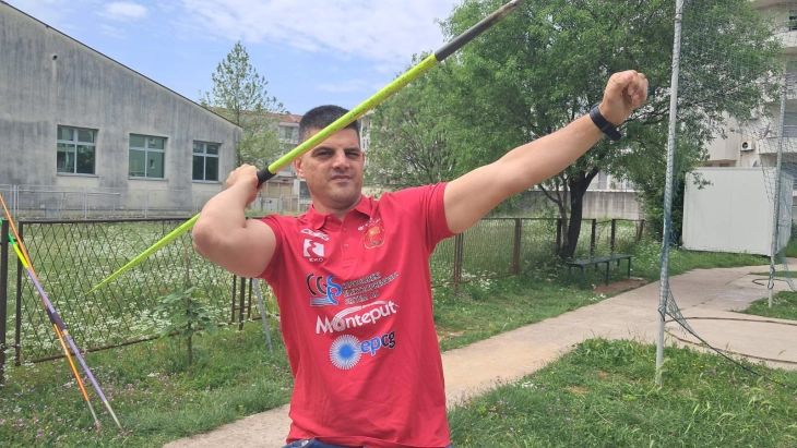 Minevski nastupa u bacanju koplja